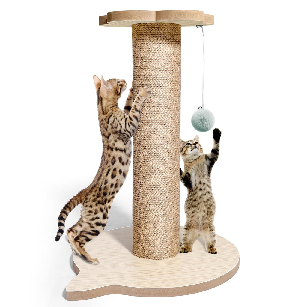 Bloom Series Floral Cat Scratching Post - 18" Pink